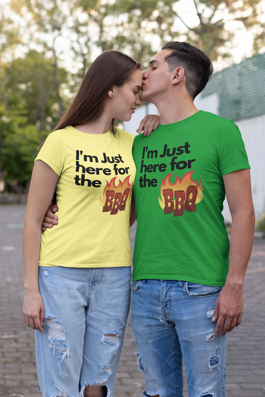 I'm just here for the BBQ Unisex Softstyle T-Shirt