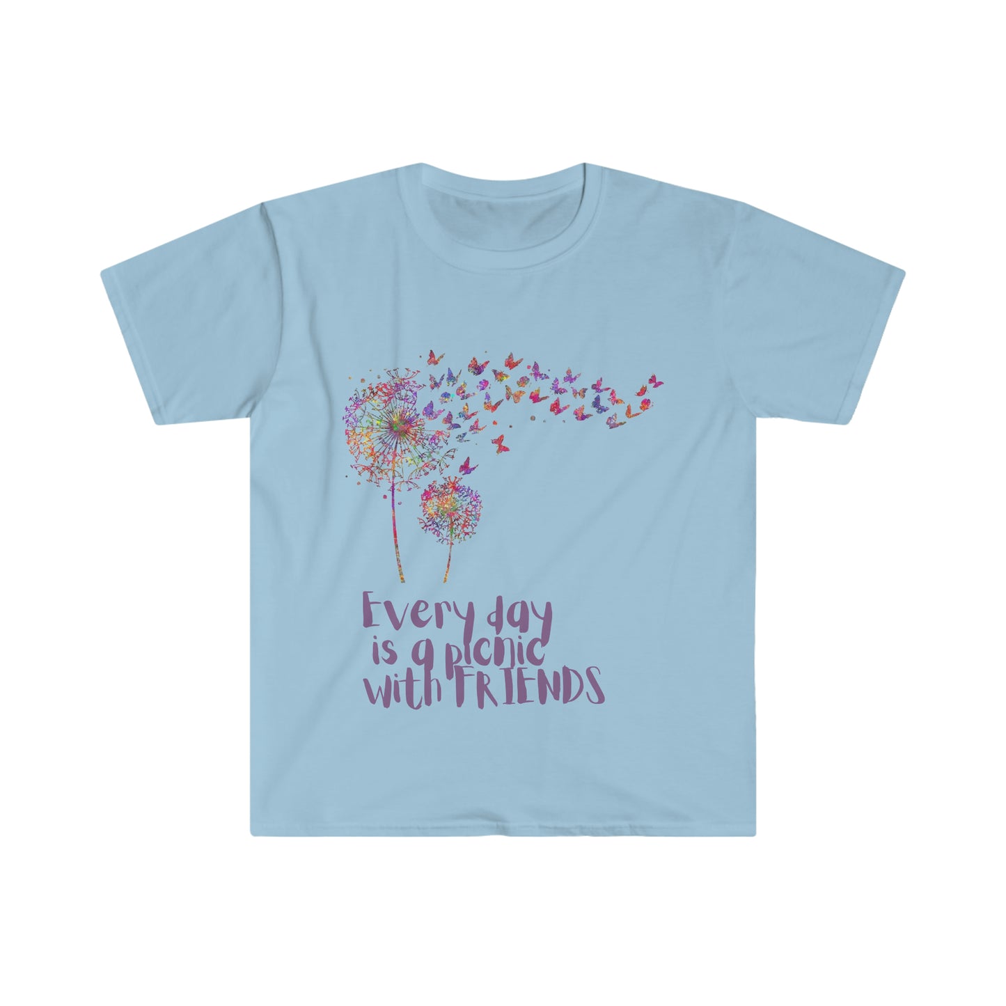 Every day is a Picnic with Friends Unisex Softstyle T-Shirt